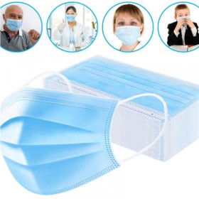 Single-use Disposable Protective Face Mask (50 Pcs Per Box) - 40 Boxes/Carton